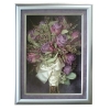 lavender roses and heather bouquet preserved                               