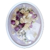 casa blanca lilies and lavender roses cascading