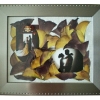 pressed mango calla lilies                               