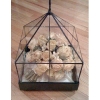 lantern with preserved white hand tied bouquet