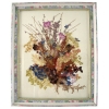 wildflowers and orchids pressed